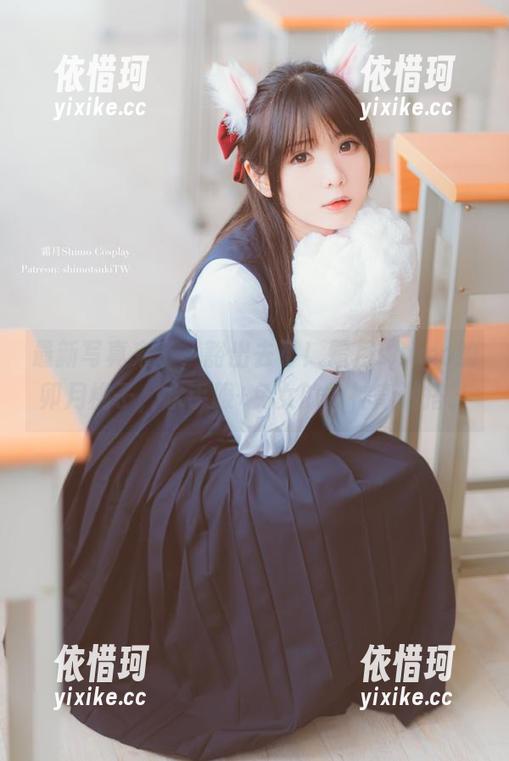 霜月shimo 最新写真来了,豁出去了!霜月shimo的卯月桃子,水手服+兔女郎的神奇混搭。
